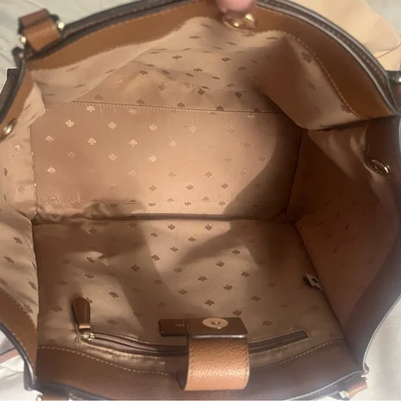 Kate Spade Brown Leather Tote - Picture 2 of 11